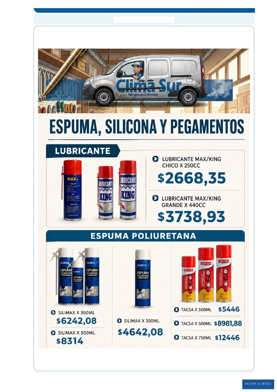Lubricantes y limpieza