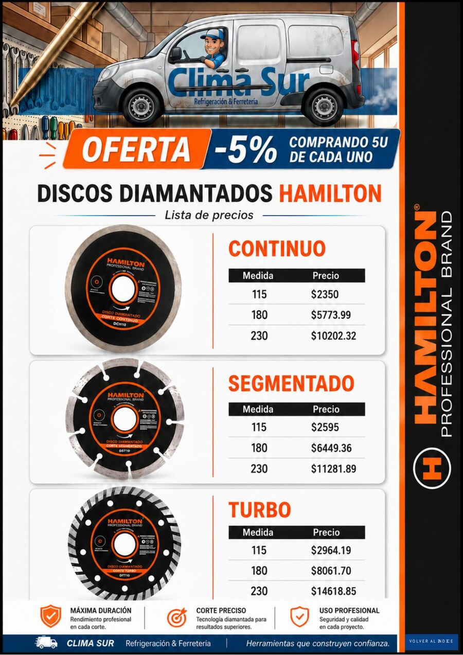 Discos diamantados