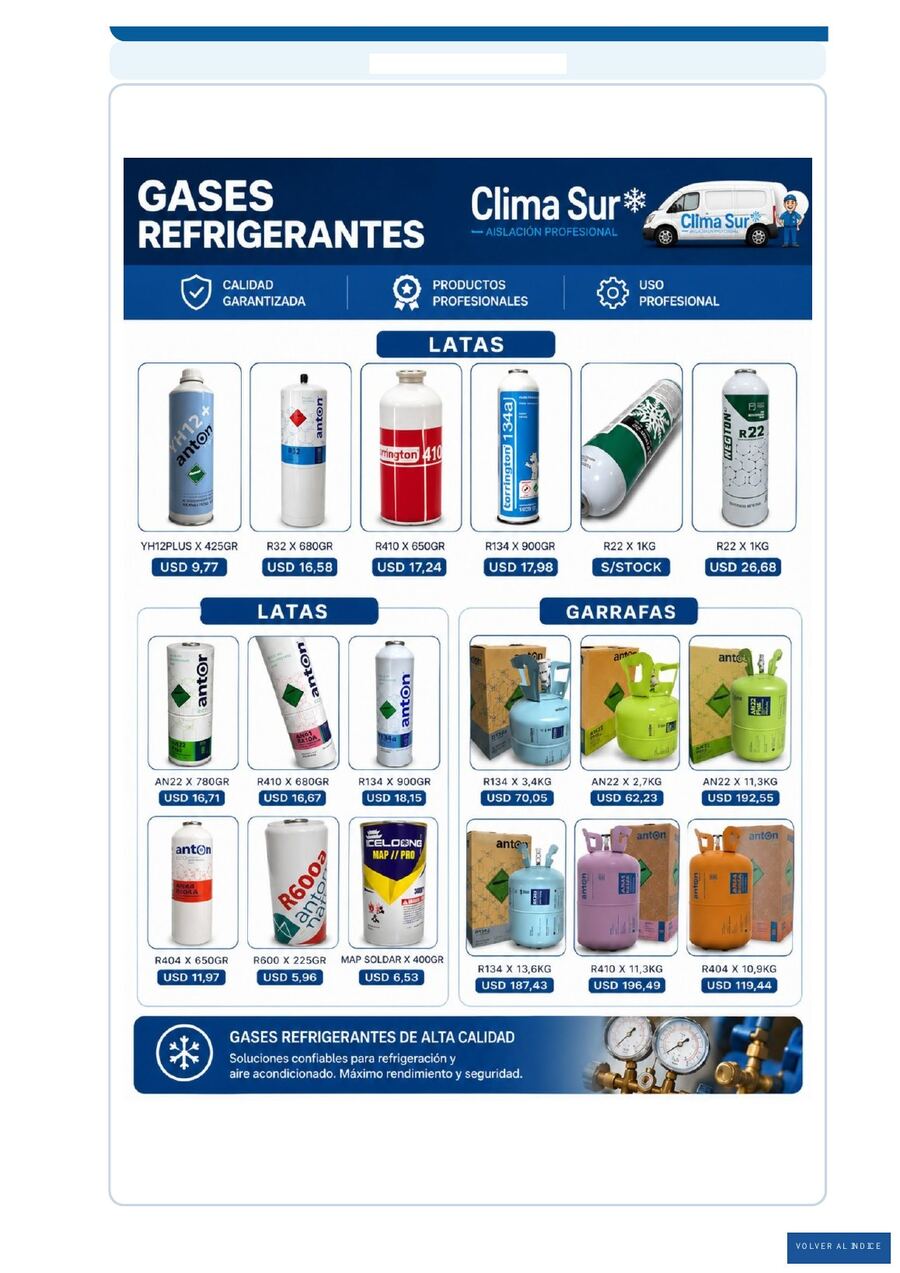Gases refrigerantes