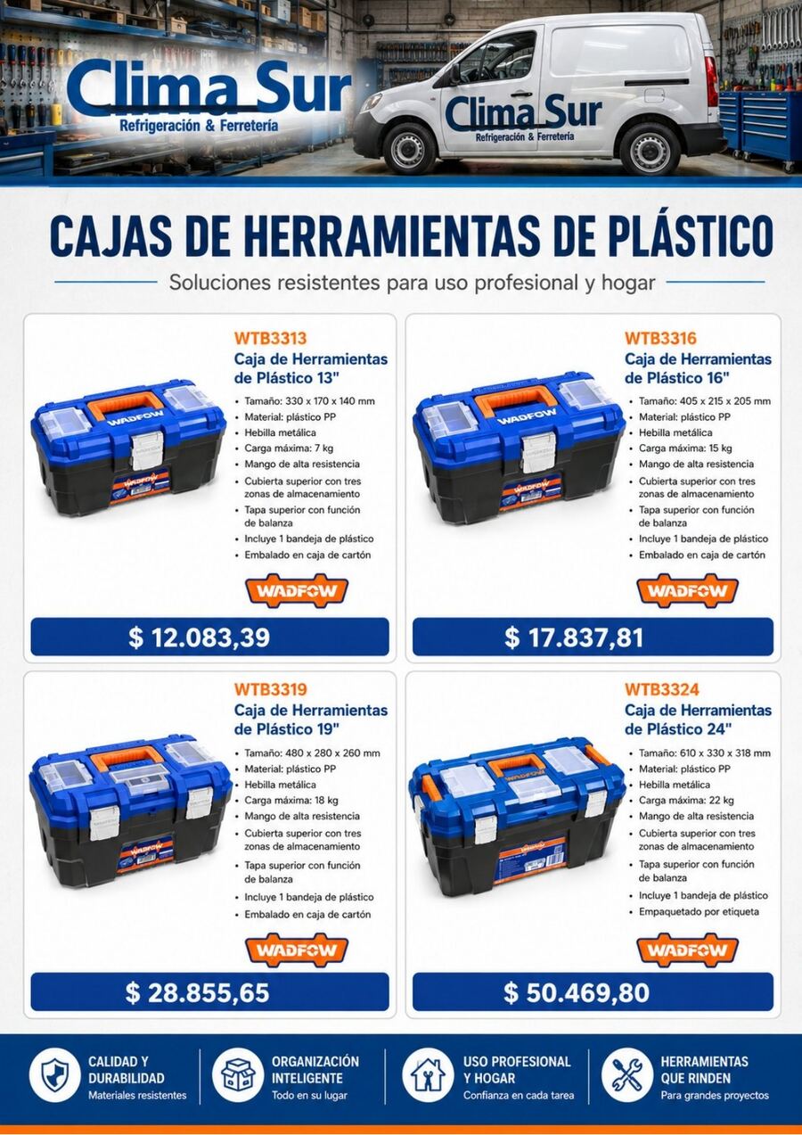 Cajas de herramientas